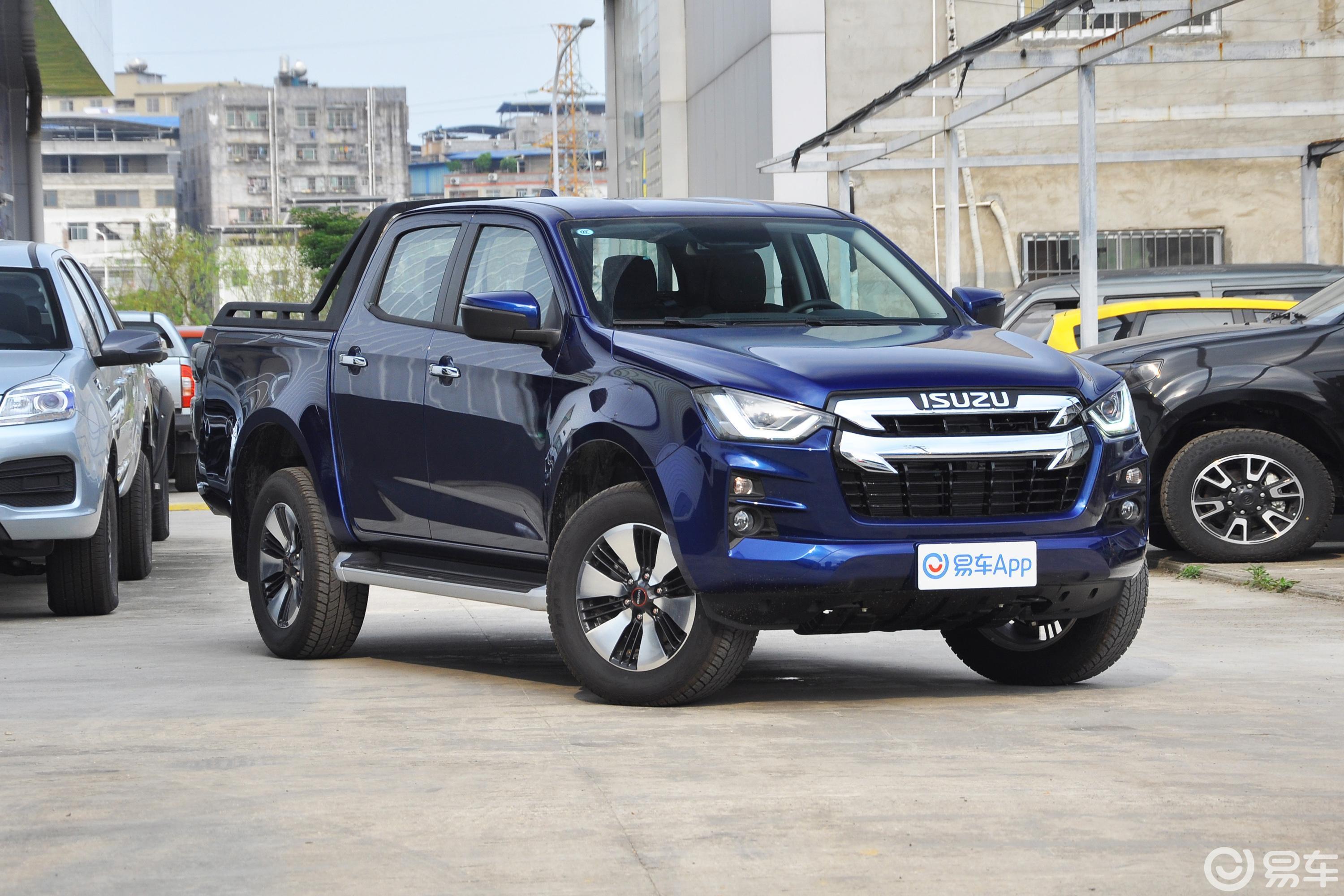 【D-MAX1.9T 手动两驱Global劲动型侧前45度车头向右水平图片-汽车图片大全】-易车