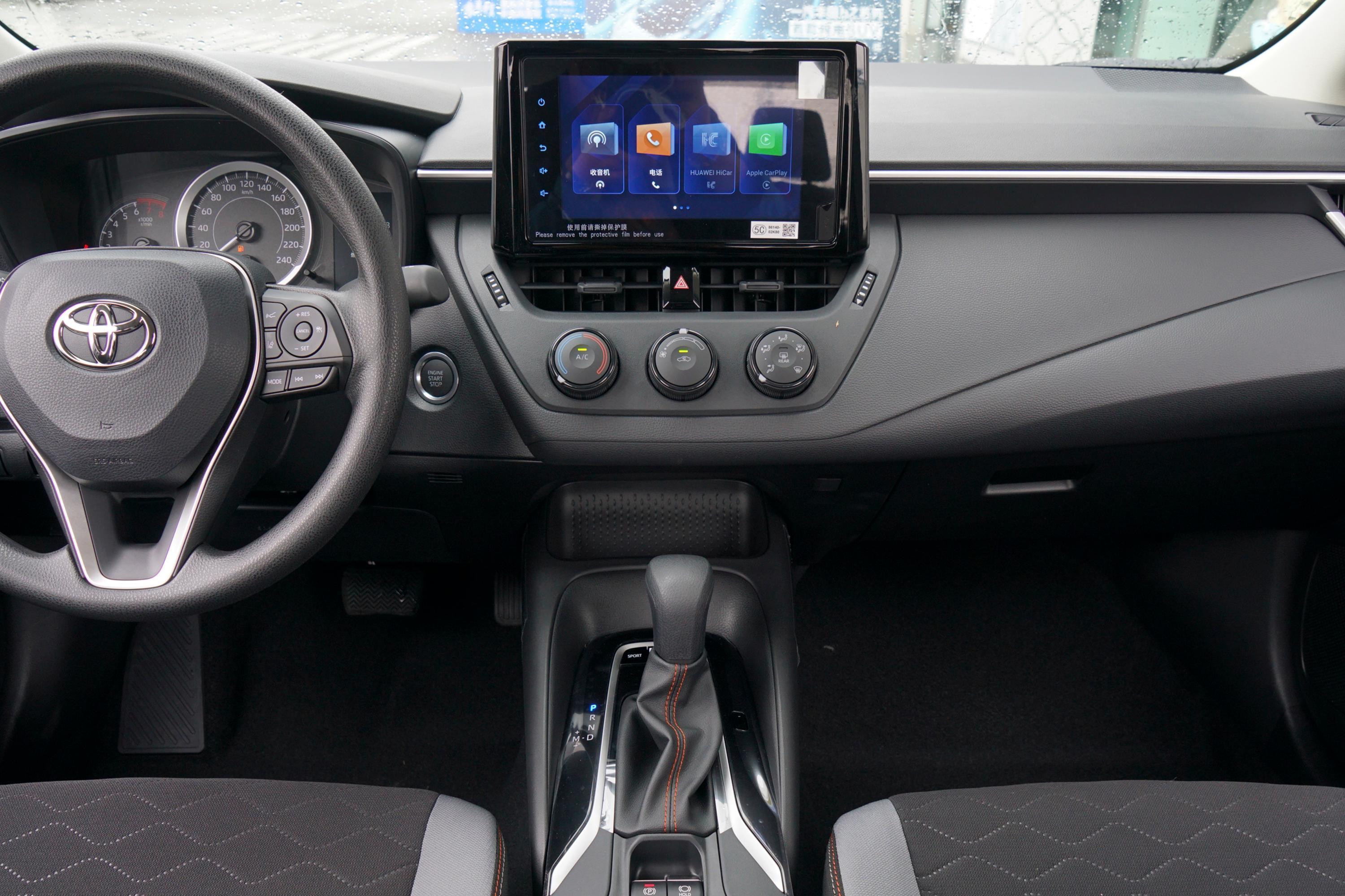 2022款 卡罗拉 1.2t s-cvt 先锋plus版内饰