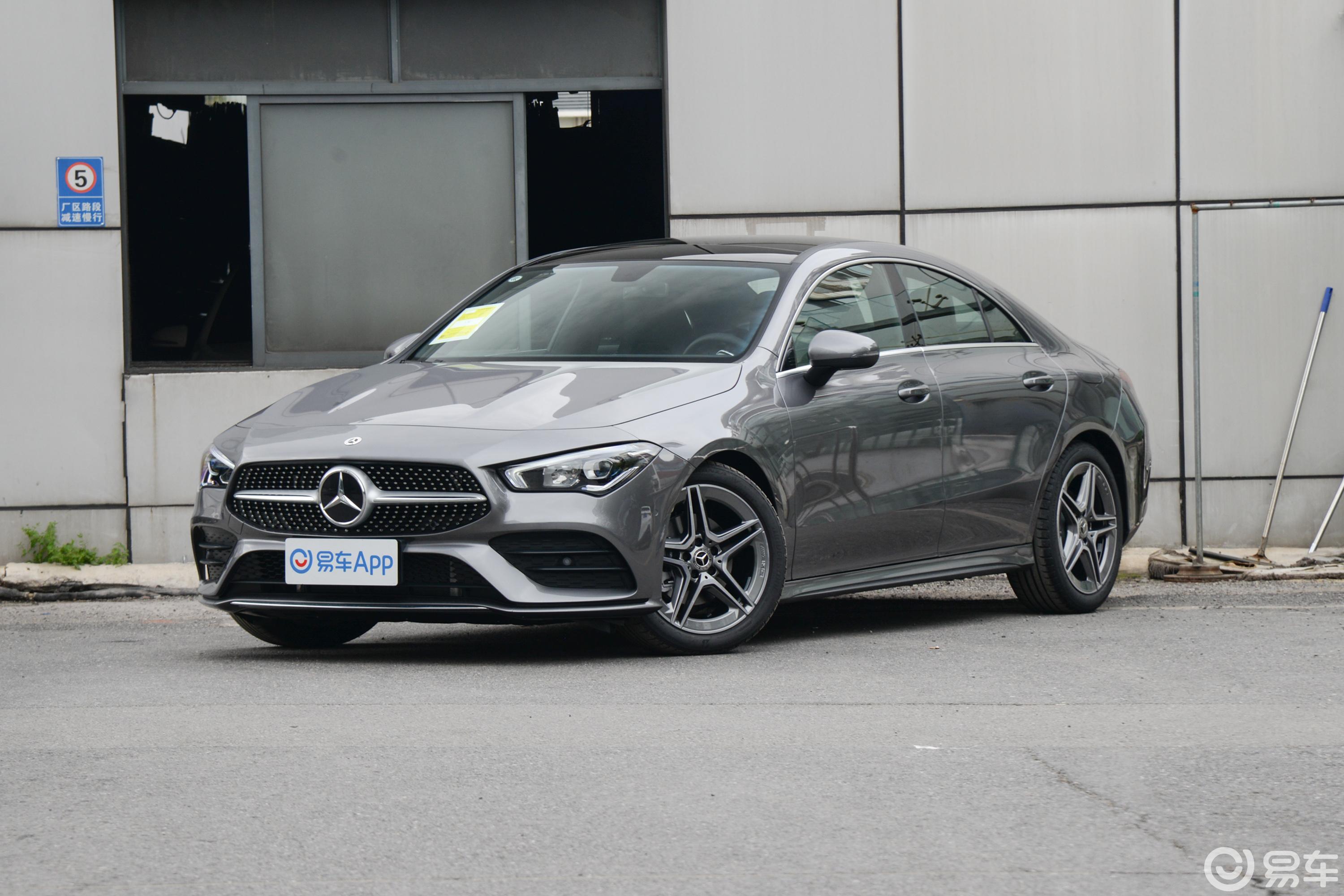 【奔驰CLA级CLA 200侧前45度车头向左水平图片汽车图片大全】易车