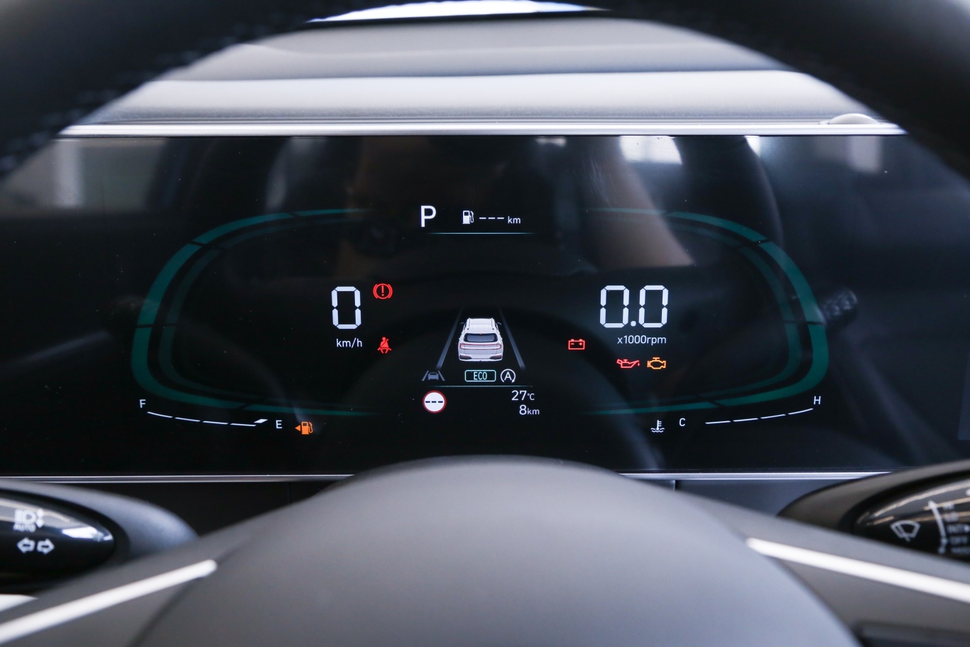 现代ix35沐飒 2.0l dlx豪华版仪表盘