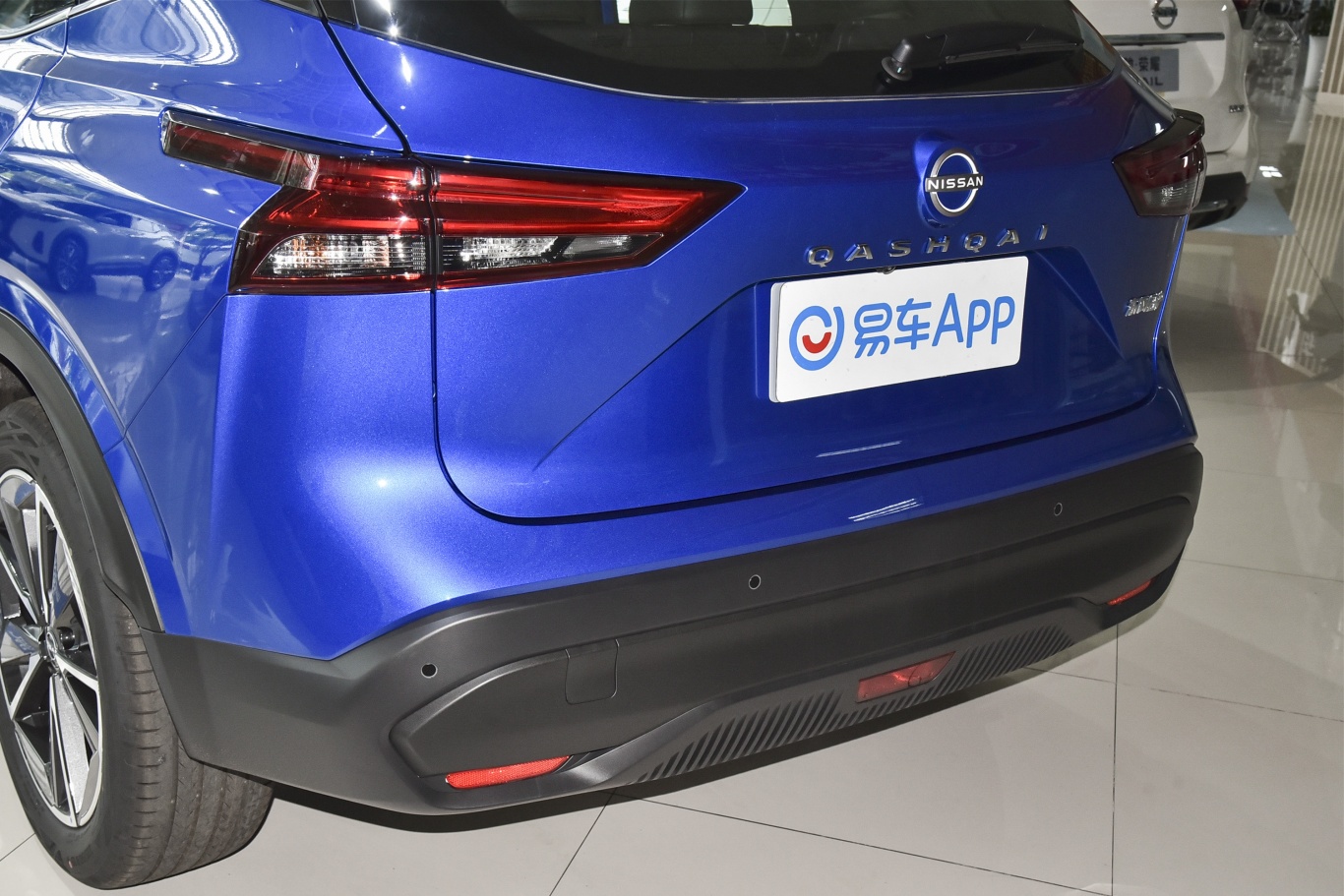 逍客1.3t 领航版车尾特写