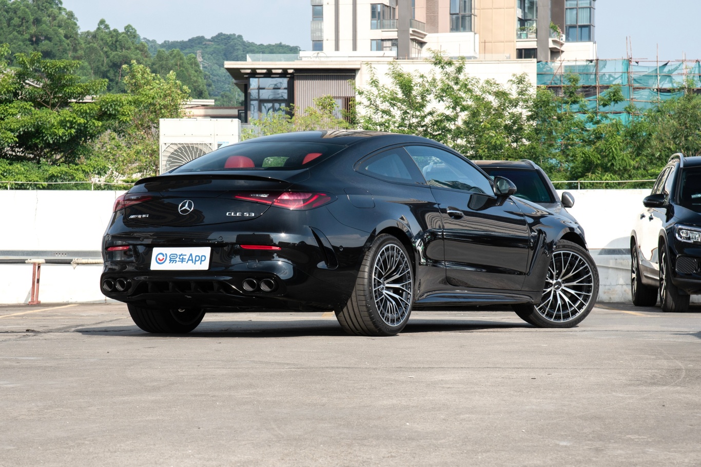 【奔驰CLE AMGAMG CLE 53 4MATIC+ Coupe侧后45度车头向右水平图片-汽车图片大全】-易车