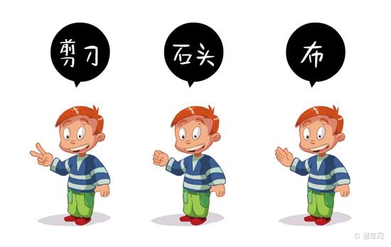 石头剪刀布轻松开玩吉利汽车争霸赛开幕