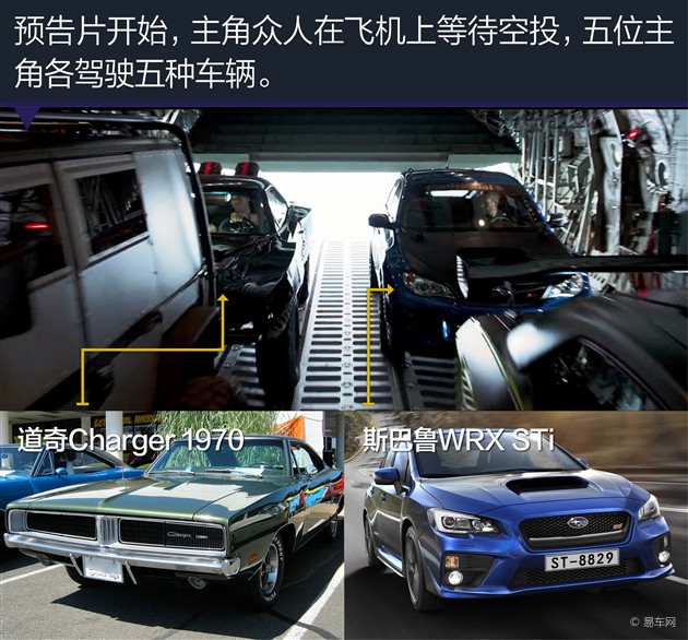 保羅沃克不死 速度與激情7預告片車型盤點|道奇|斯巴魯-汽車新聞_參考