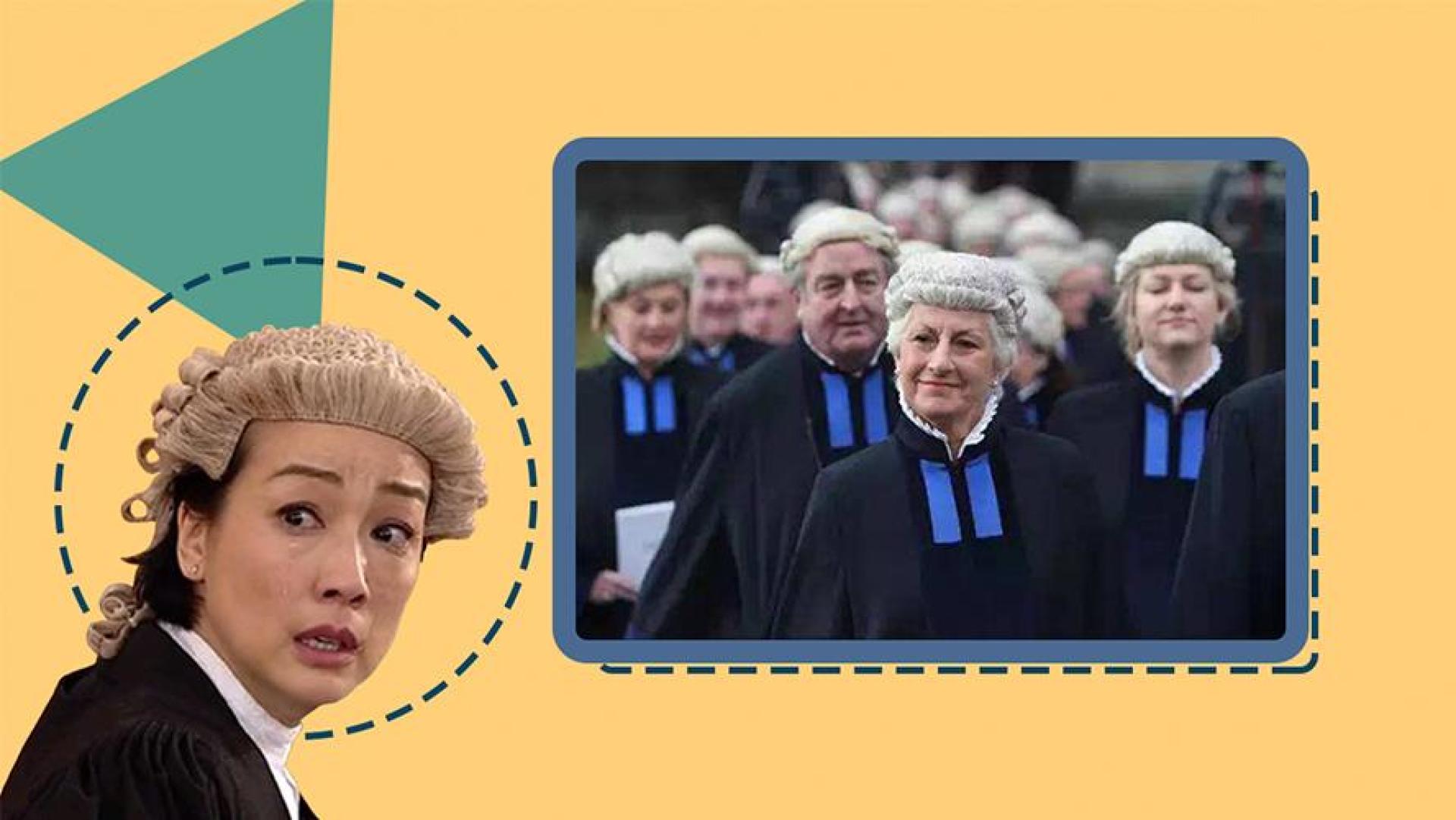 为什么香港tvb剧里的律师们都戴着假发?