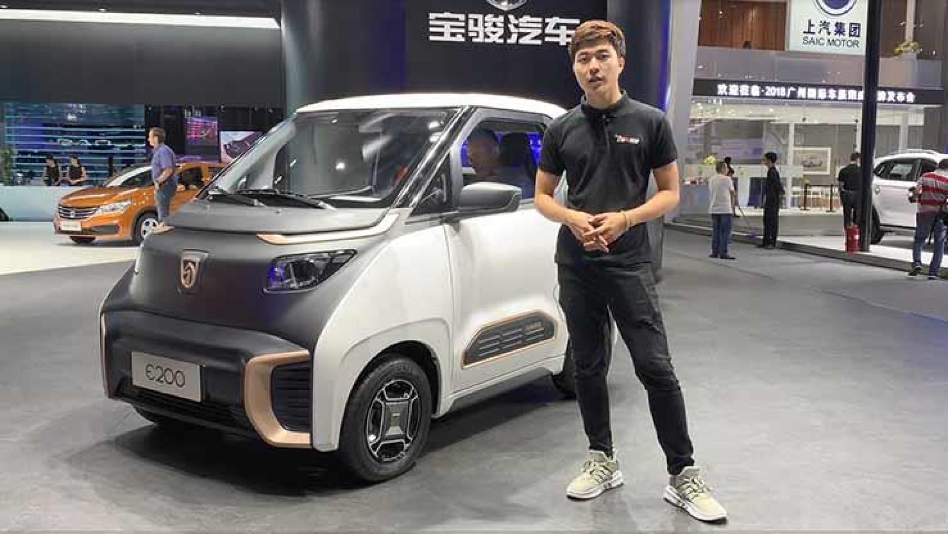 广州车展:宝骏推旗下新能源微型车e200 造型吸睛