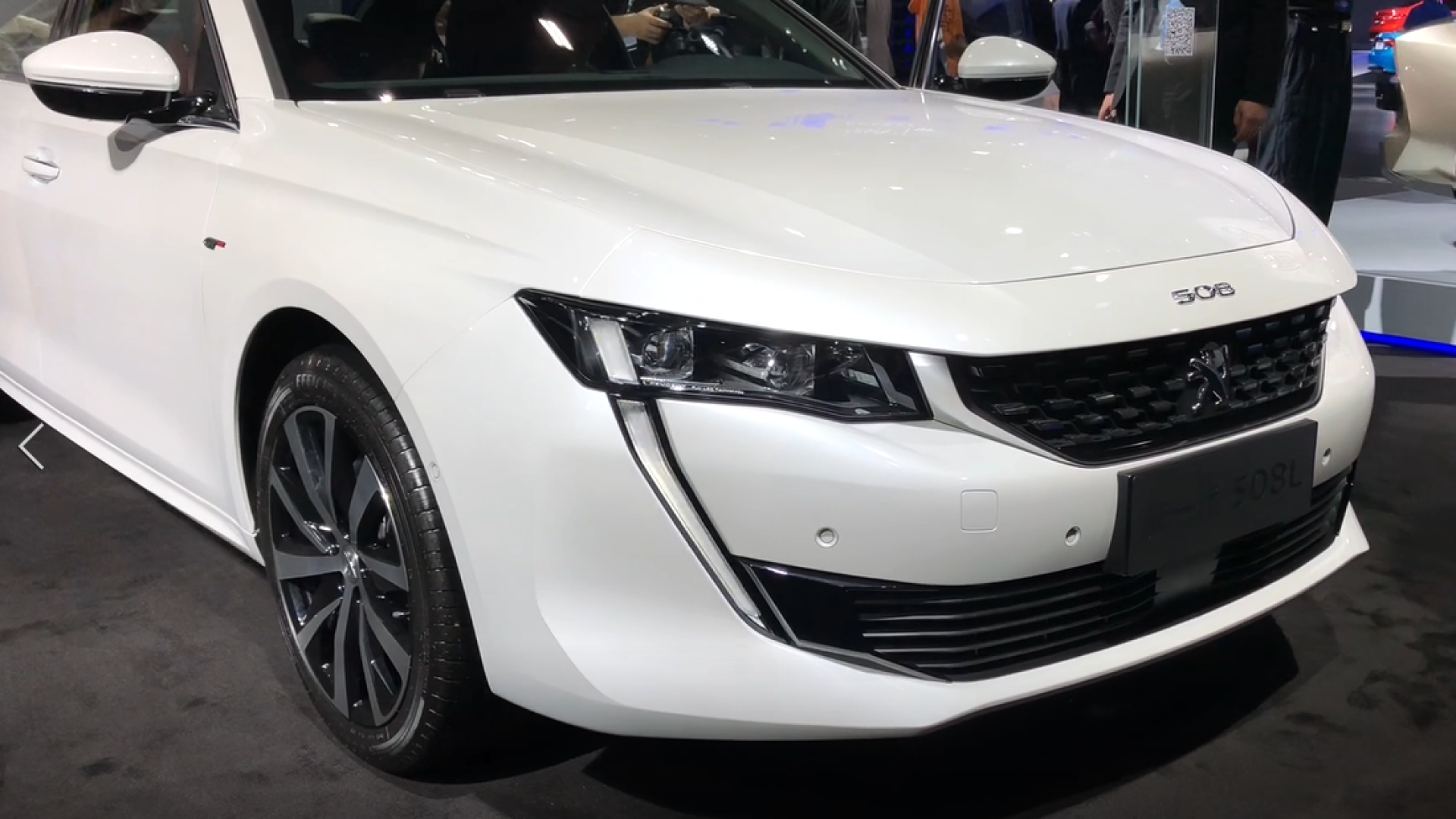 2018广州车展:实拍东风标致508l