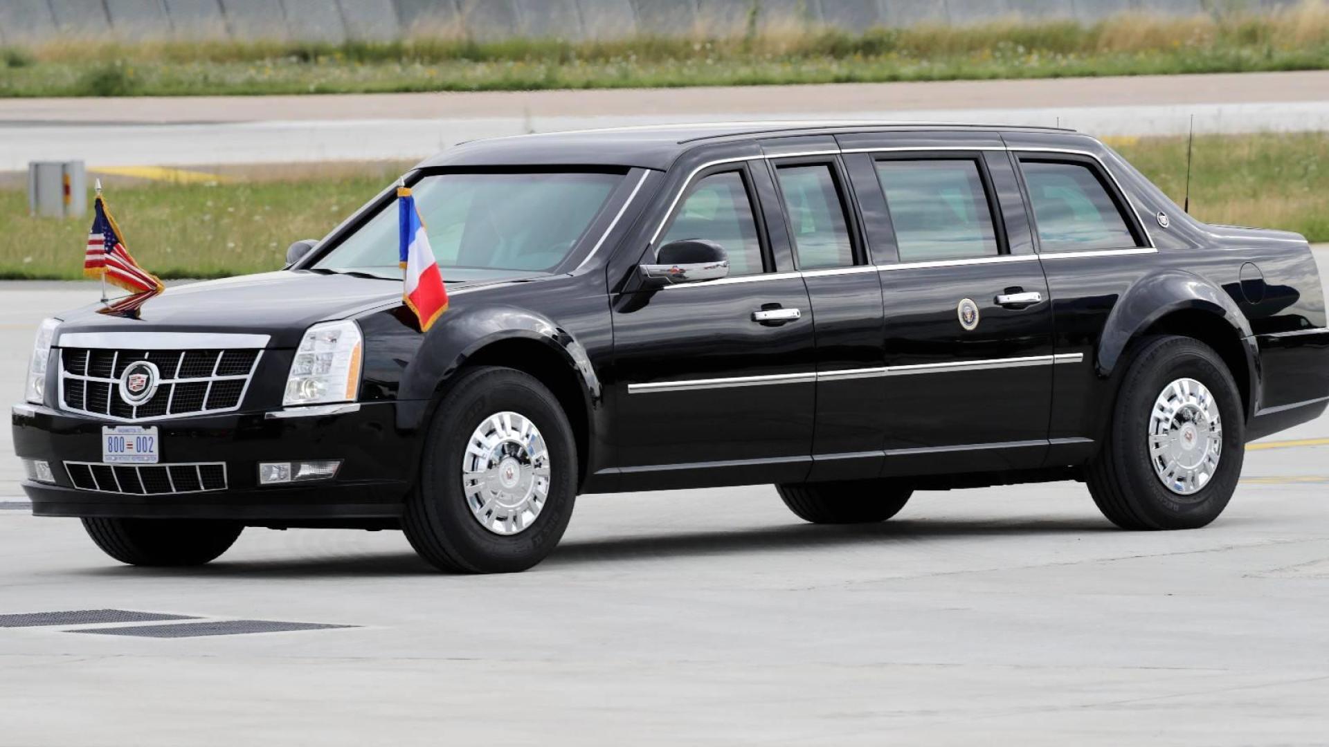 总统豪华防弹座驾"野兽",价格高达150万美金,_易车视频