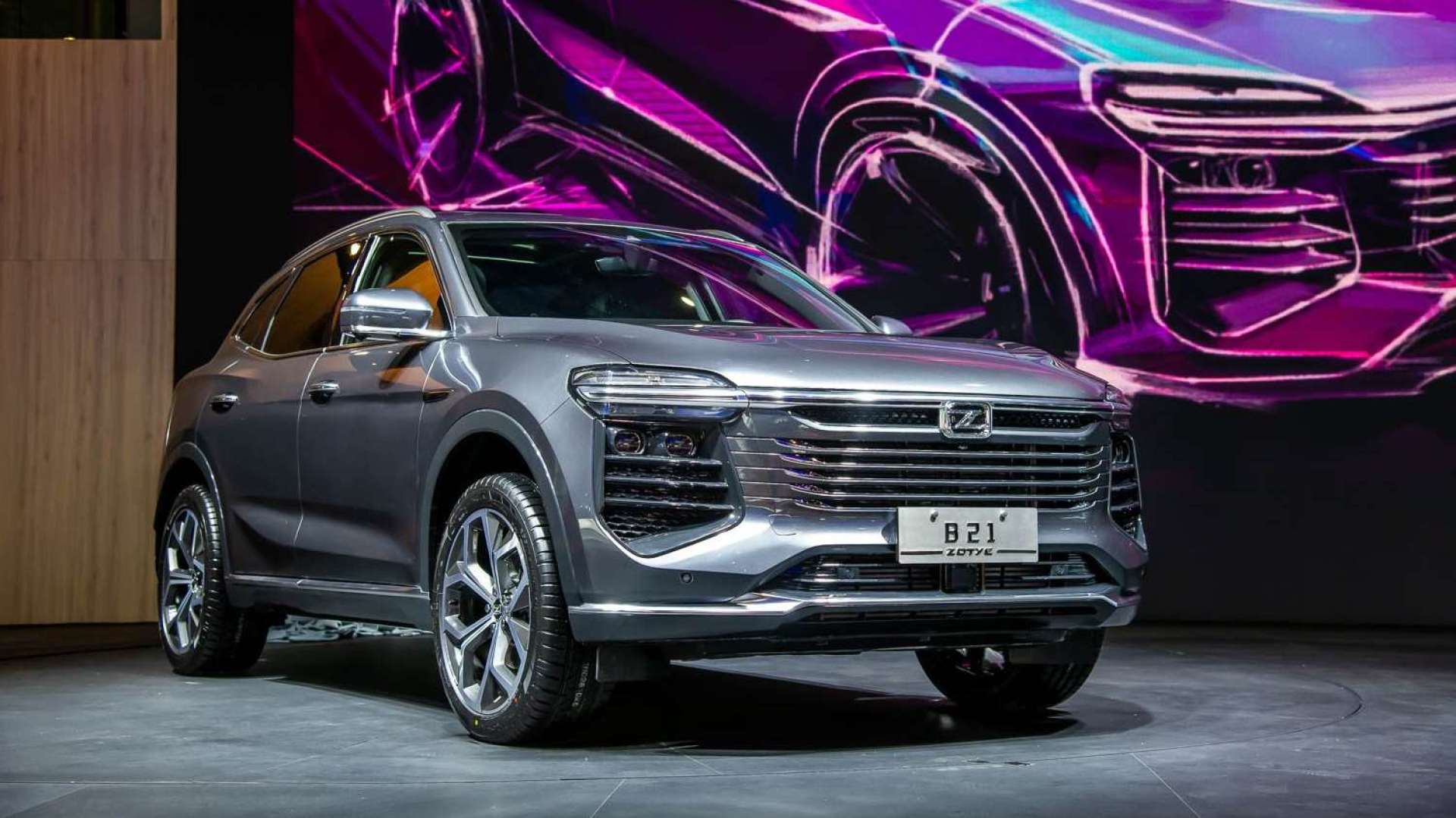 上海车展:众泰全新设计suva16/b21开启智美中国车