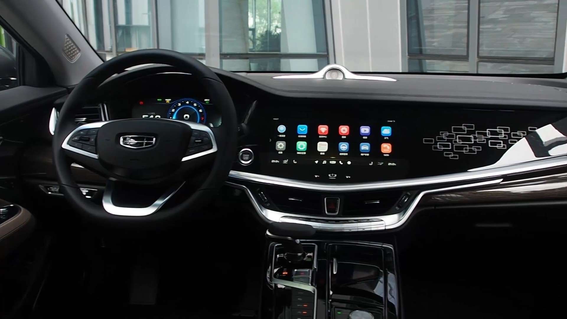 2020款吉利博瑞ge内饰科技感营造十分到位