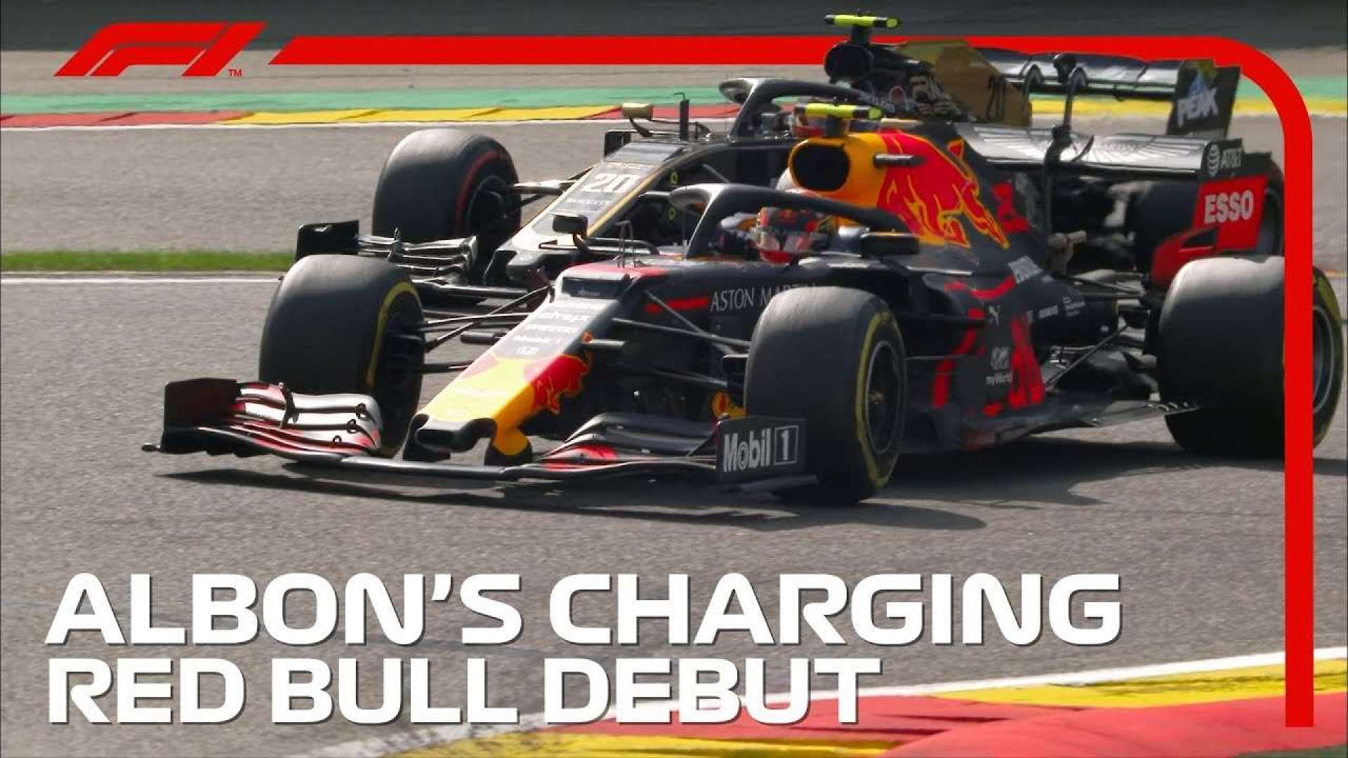 2019 比利时大奖赛 alex albon 的精彩表现