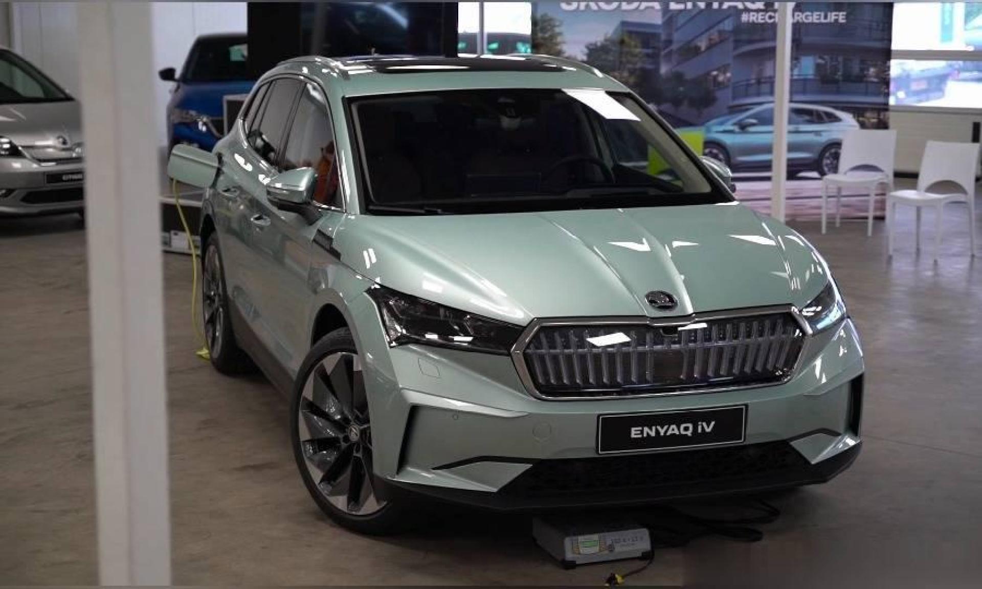 2021斯柯达enyaq iv 204马力内外介绍