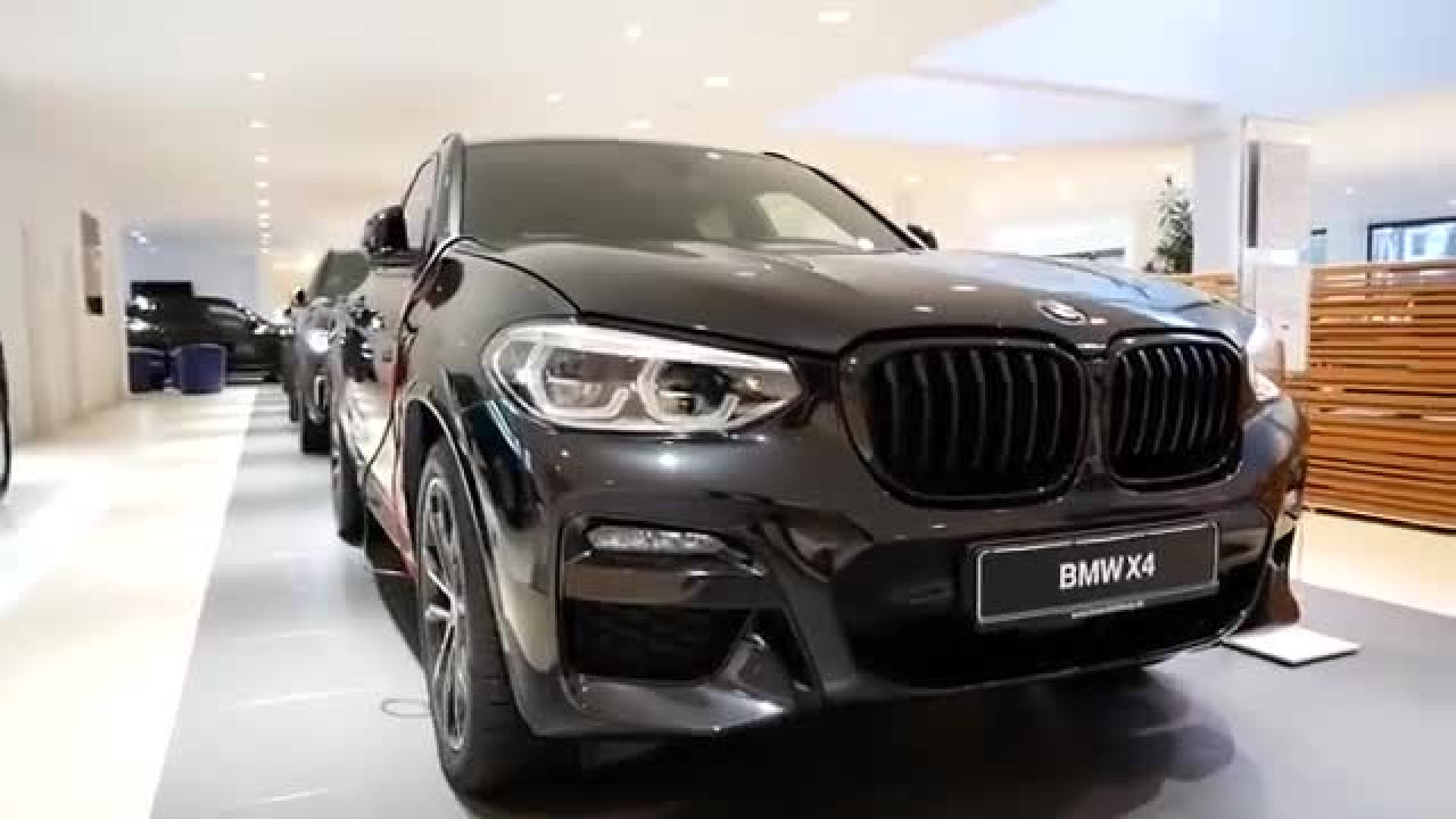 2020款宝马x4xdrive30d展示,造型优雅