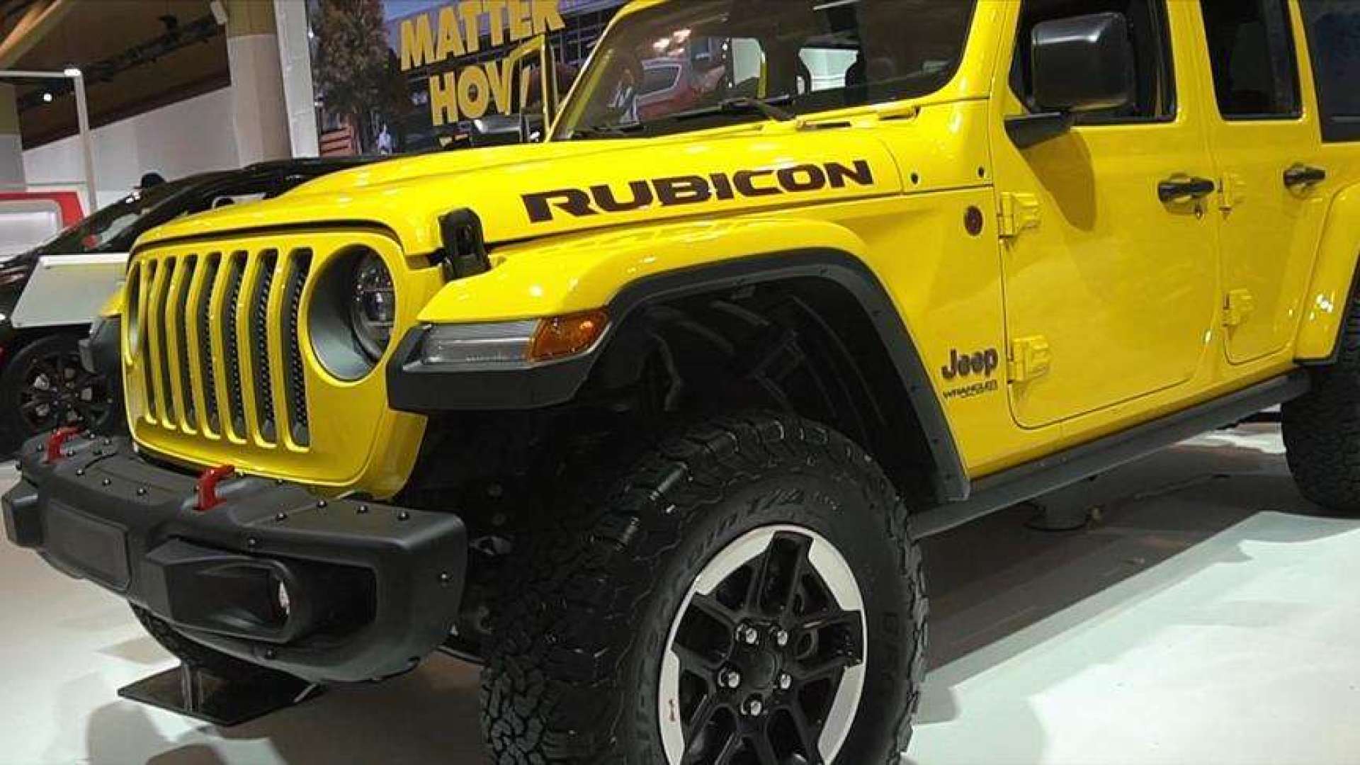 新车展示,2020款吉普牧马人rubicon,外形拉风底盘高,适合越野