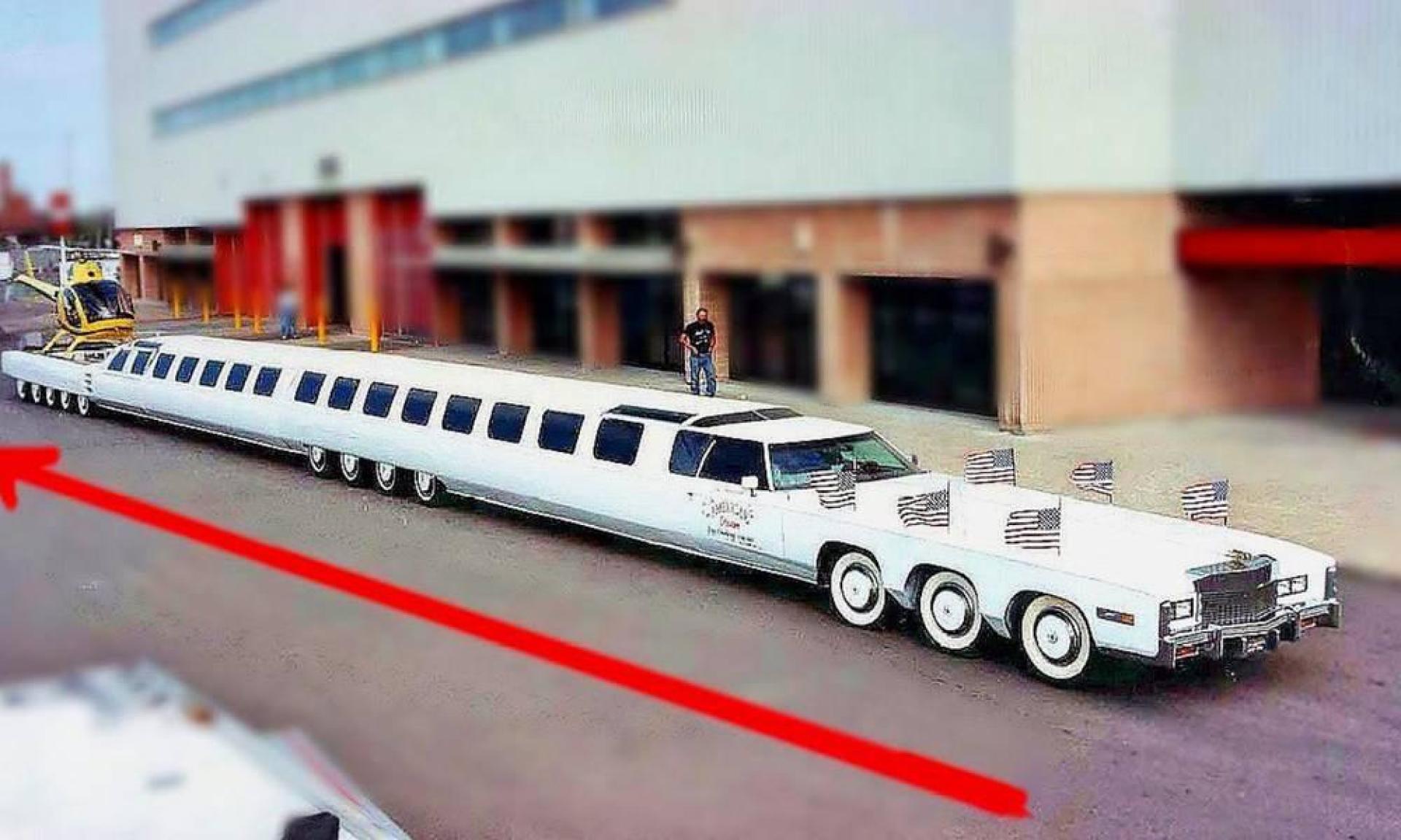 世界上最长的汽车,车内按摩浴缸高尔夫球场,简直是移动的宫殿!