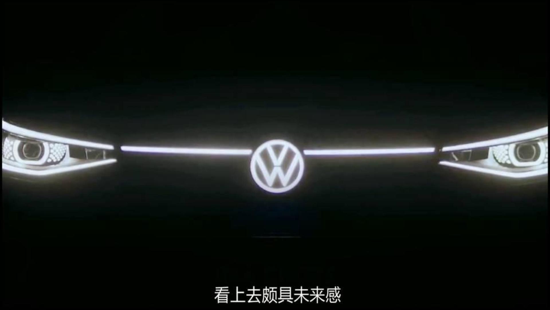 大众id4 crozz将在1月19日正式开售,点亮的大众车标,颇具未来感