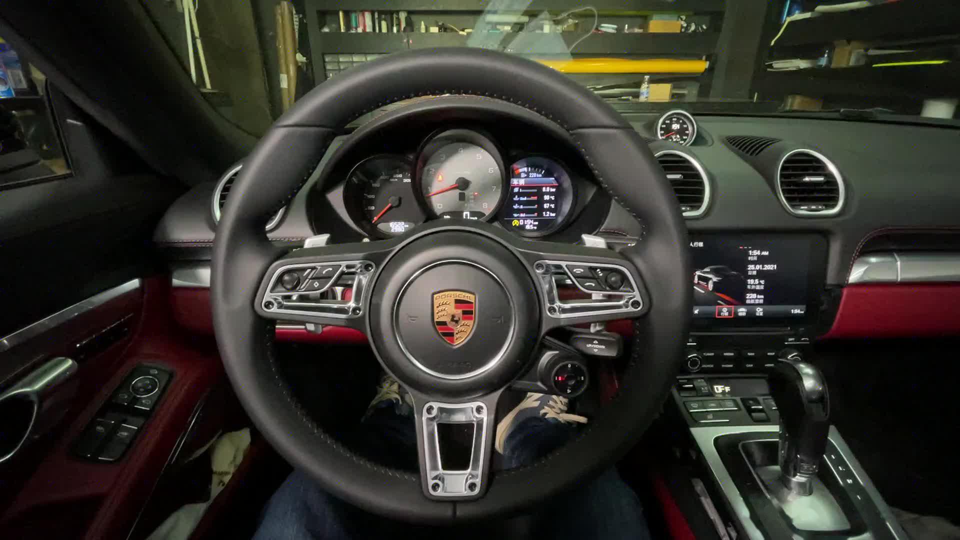 保时捷718,boxster,s改装,gt方向盘/sc弹射